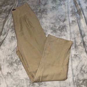 Lioness Beige/Tan High-Waist Trousers